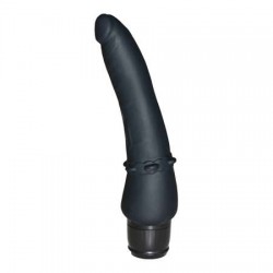 Siliconen zwarte anaal vibrator
