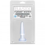 Basix Rubber Works - Beginners Butt Plug - Transparant
