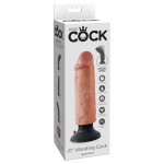 King Cock Realistische Vibrator - 20 cm