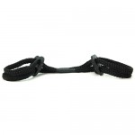 Shibari Silky Soft Double Rope Wrist Cuffs (Black)